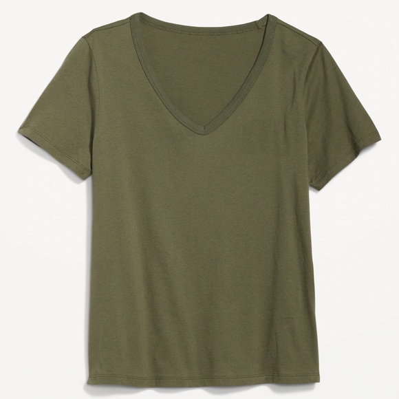 NWT OLD NAVY EveryWear V-Neck Slub-Knit T- SHIRT Color:
Alpine Tundra - Picture 1 of 7